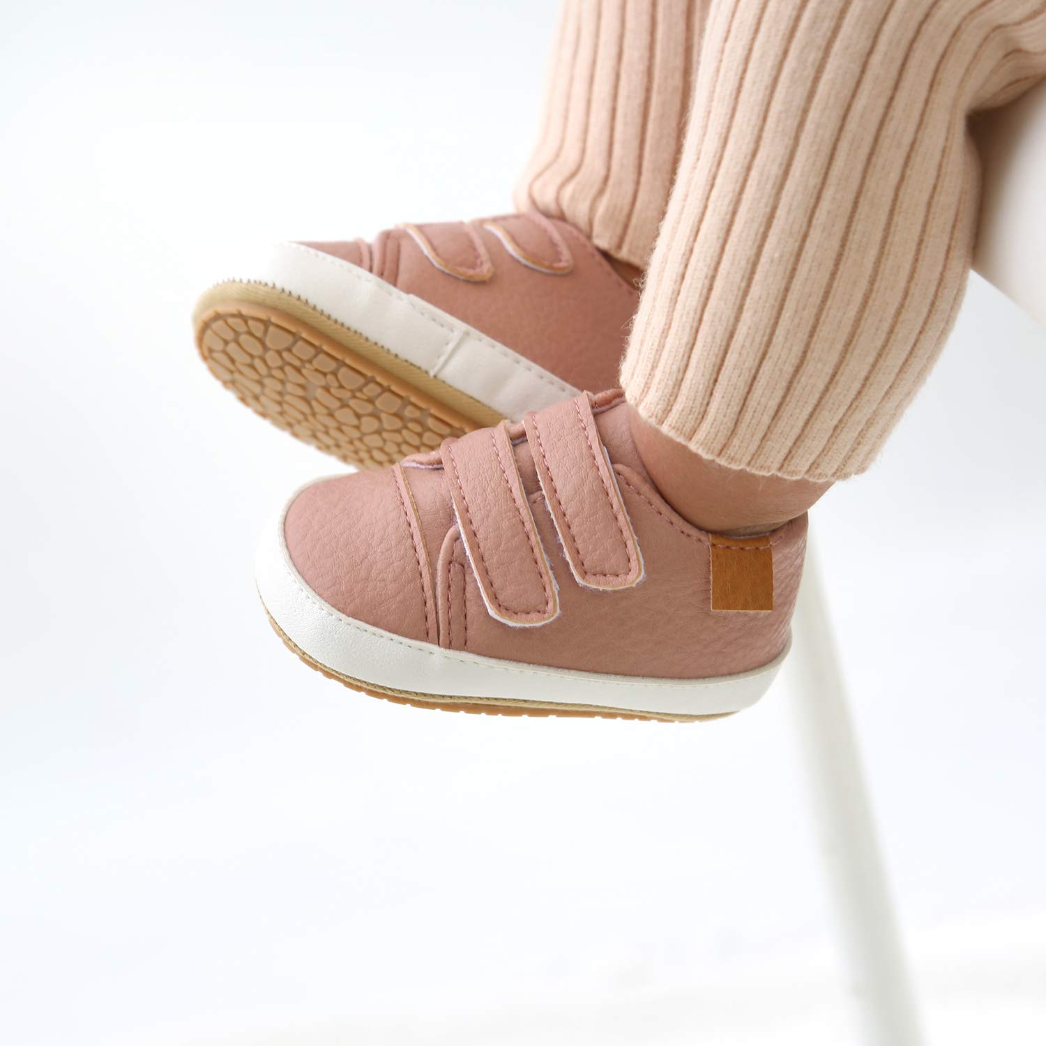 Non-Slip Baby Walking Shoes for Boys & Girls - Soft Sole Infant Sneakers for First Steps, Toddler Crib Shoes - Perfect for Indoor Play, Outdoor Walks & Early Learning Development
