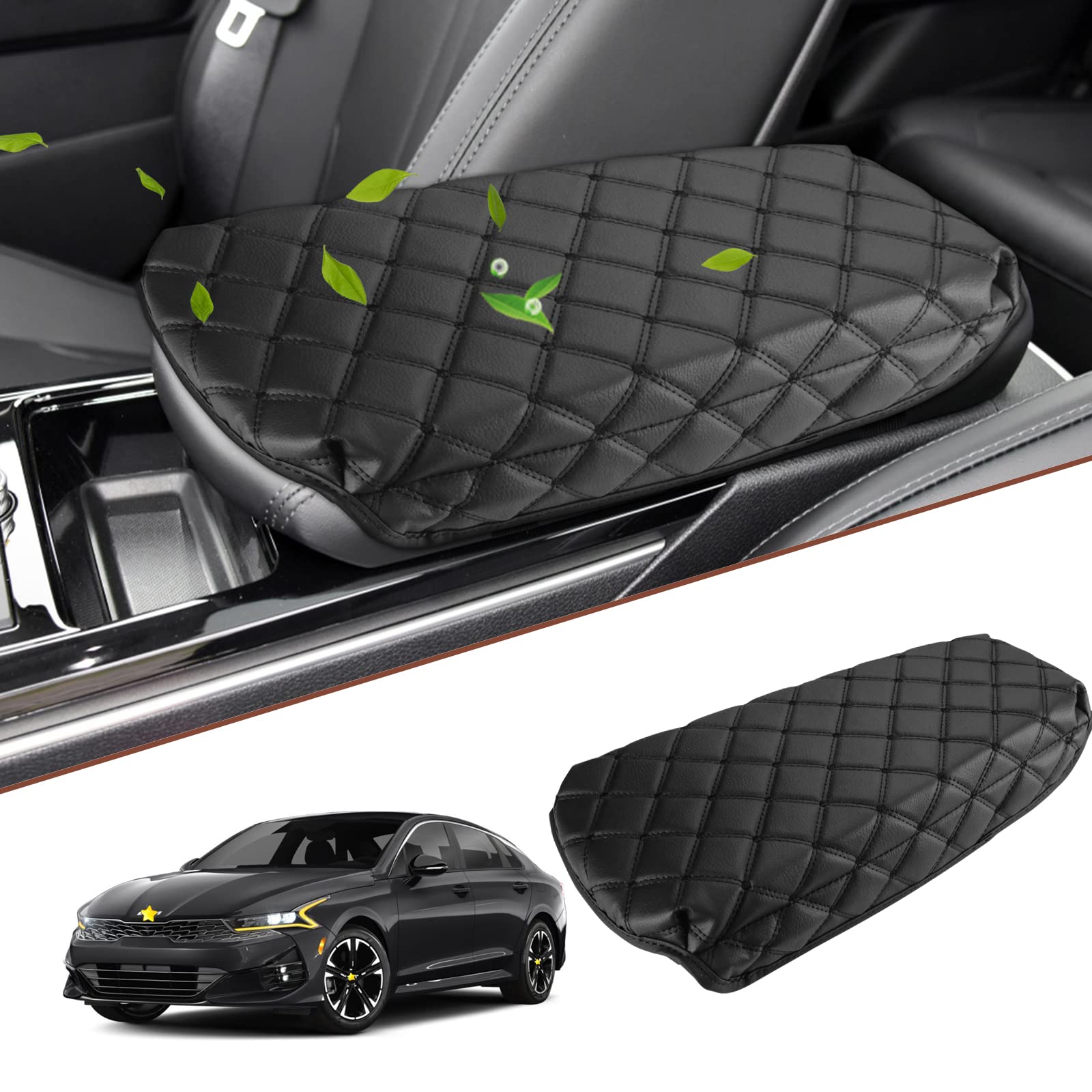 2021-2025 Kia K5 Armrest Cover & Center Console Pad - Soft Cushion Accessories for Comfort & Protection | Perfect for Long Drives, Commuting & Car Interior Upgrade