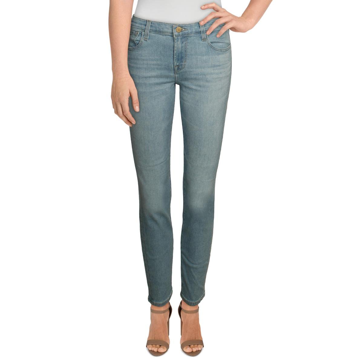 J Brand Women's Sustainable Cropped Jeans - High Waist Skinny Denim Pants for Casual & Streetwear Style | Eco-Friendly Fashion for Everyday Wear