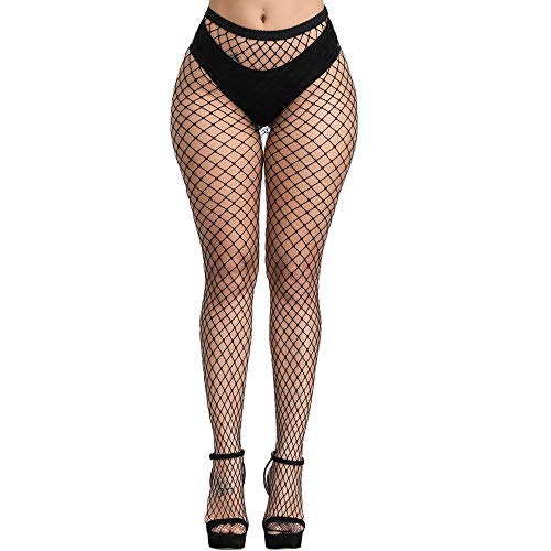 Black Fishnet Tights L_hole