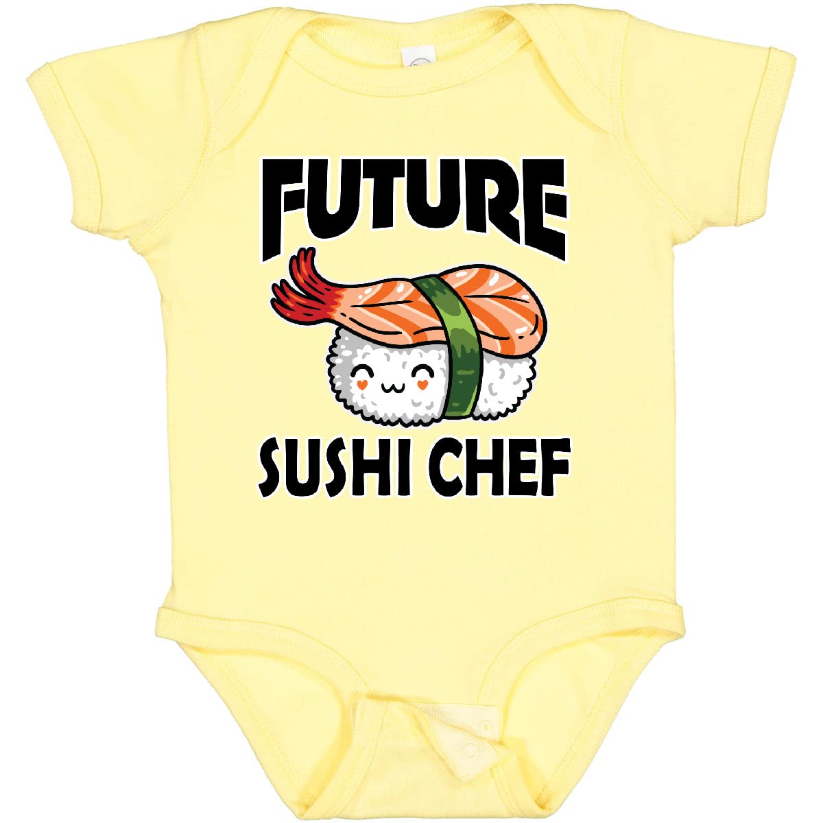 Inktastic Future Sushi Chef Baby Bodysuit - Cute Infant Onesie for Boys & Girls - Perfect for Cooking Enthusiasts, Family Photos & Playtime