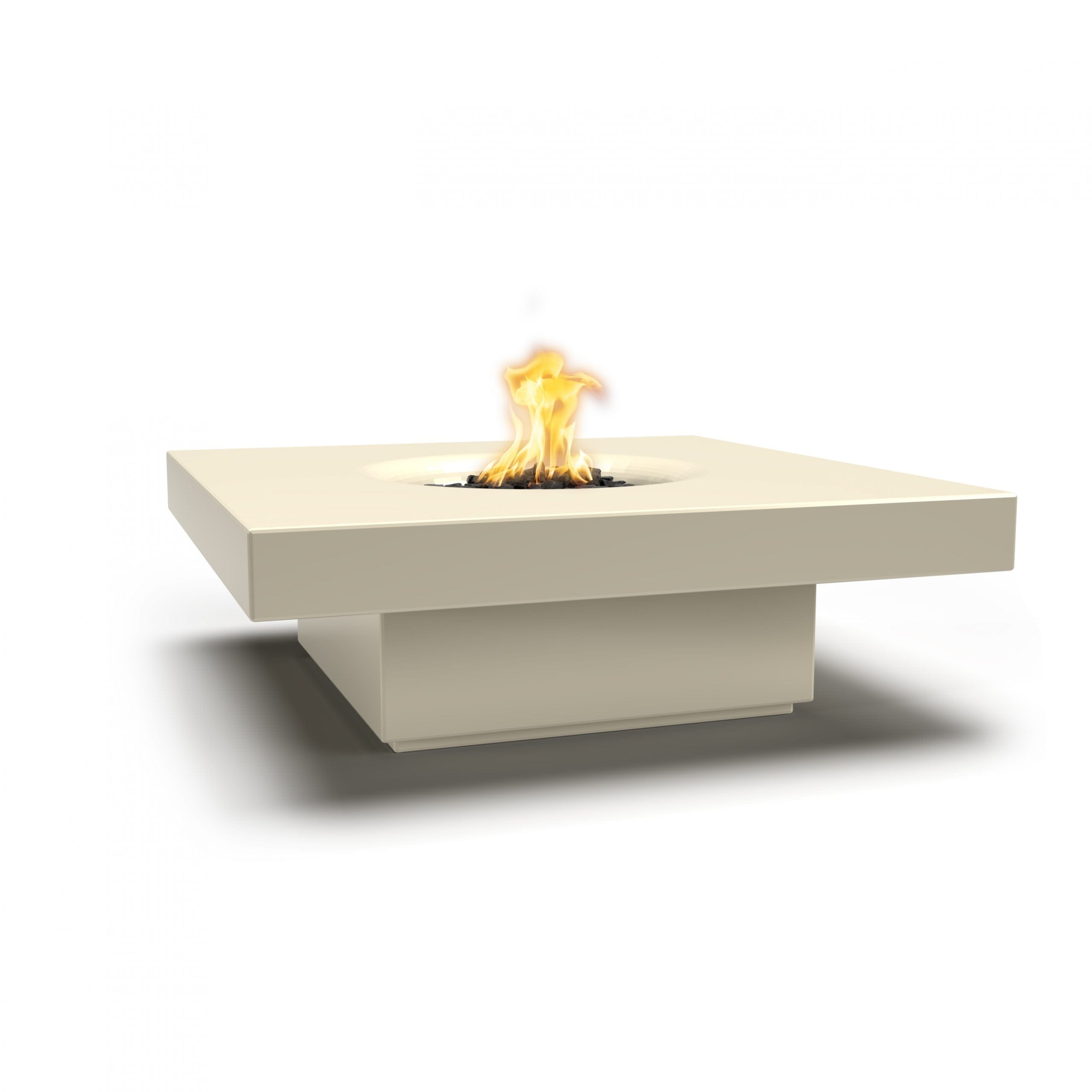 Balboa Square GFRC Outdoor Fire Table - Weatherproof & Durable Gas Fire Pit for Patio, Deck, Backyard - Perfect for Entertaining & Relaxing