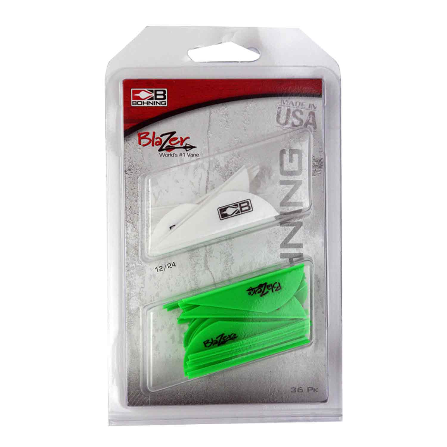 White/Bright Green