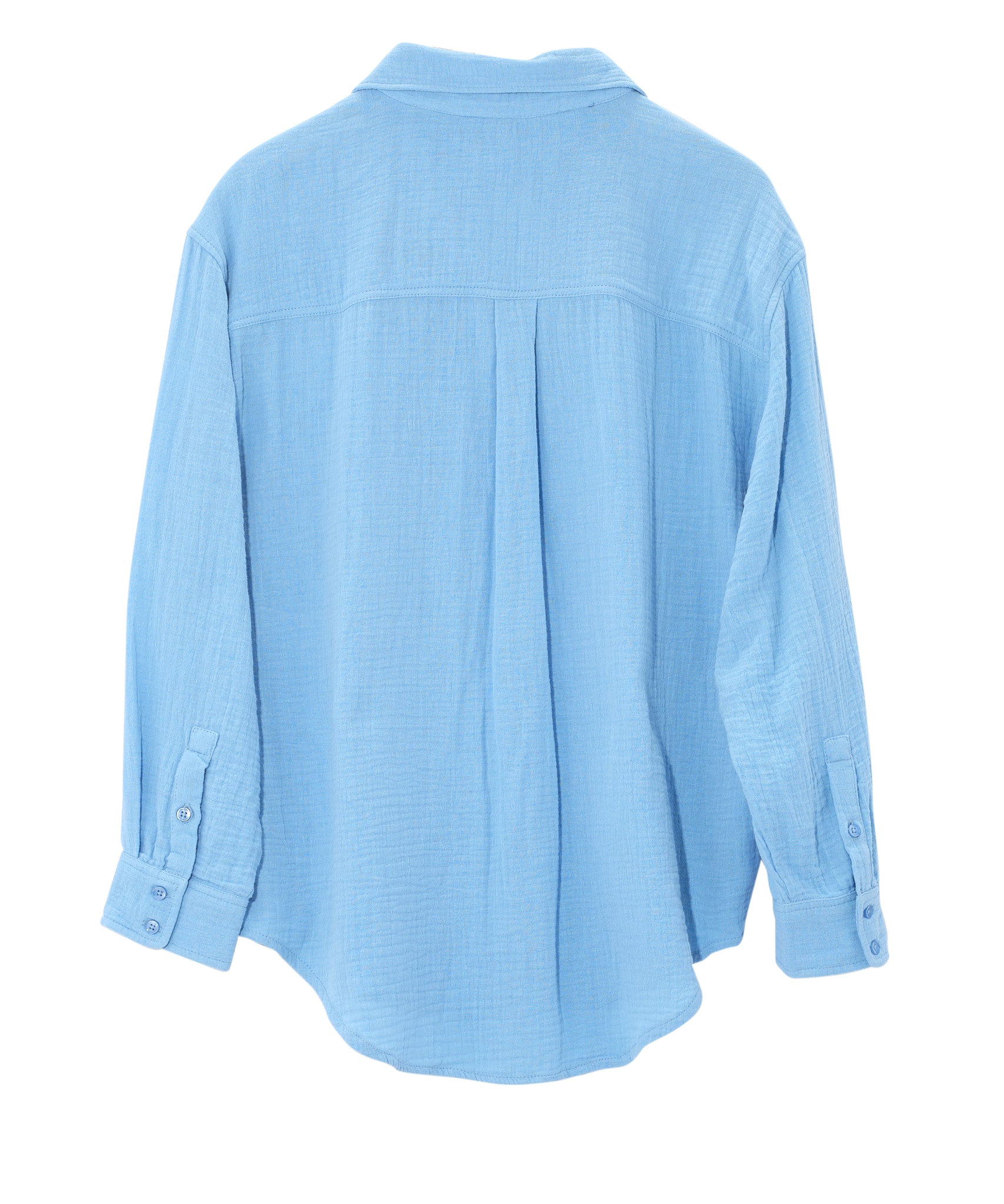 Supersoft Gauze Boyfriend Shirt for Women - Comfortable Loose Fit Long Sleeve Top for Casual Wear, Date Night & Layering