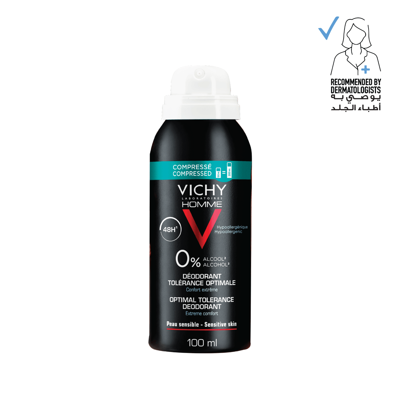 48H Long-Lasting Men's Deodorant for Optimal Odor Protection - Stay Fresh All Day at Work, Gym & Outdoor Activities