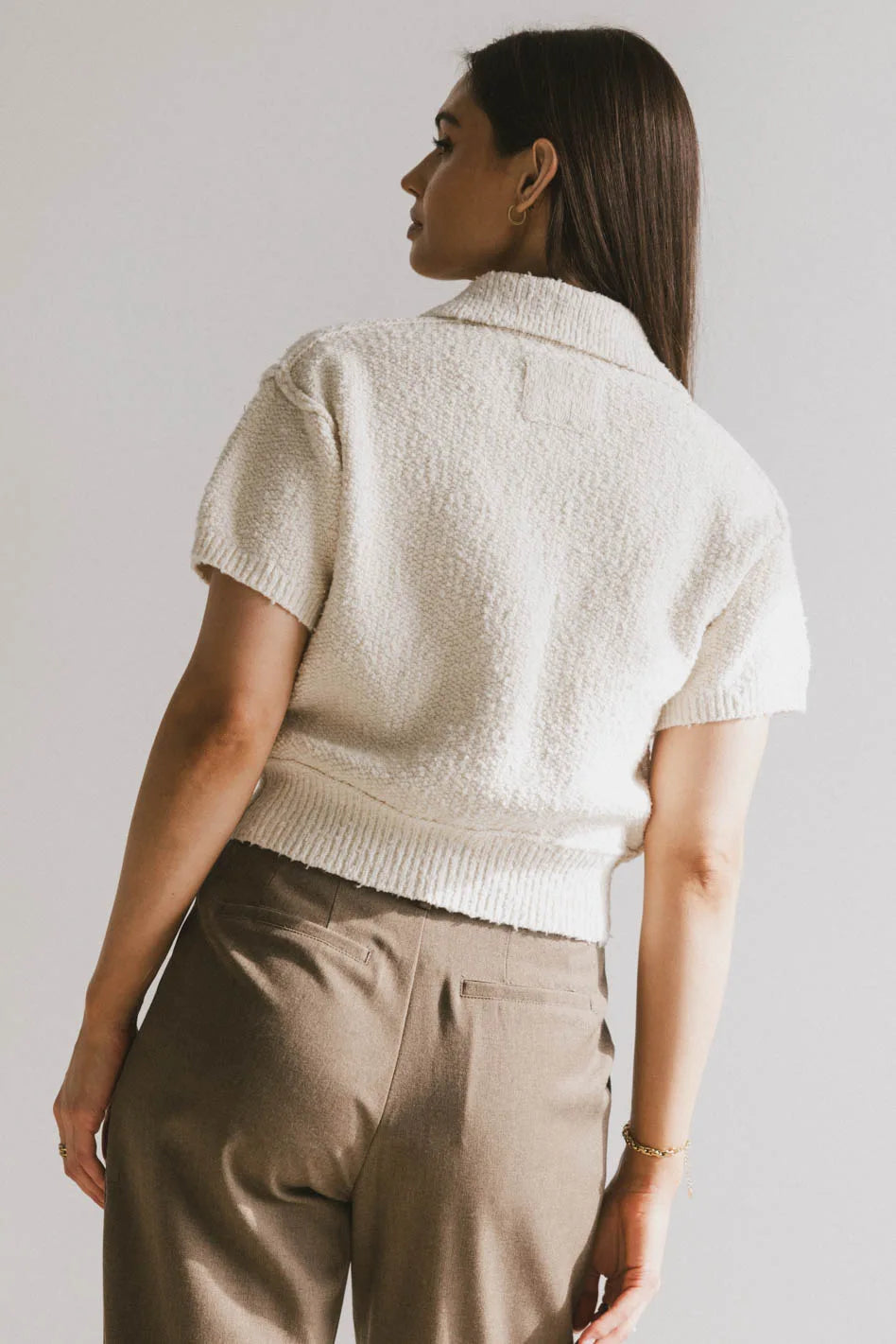 Hayes Knit Cardigan Women's Lightweight Sweater in Cream - Cozy Fall & Winter Layering for Office, Casual Outfits & Travel