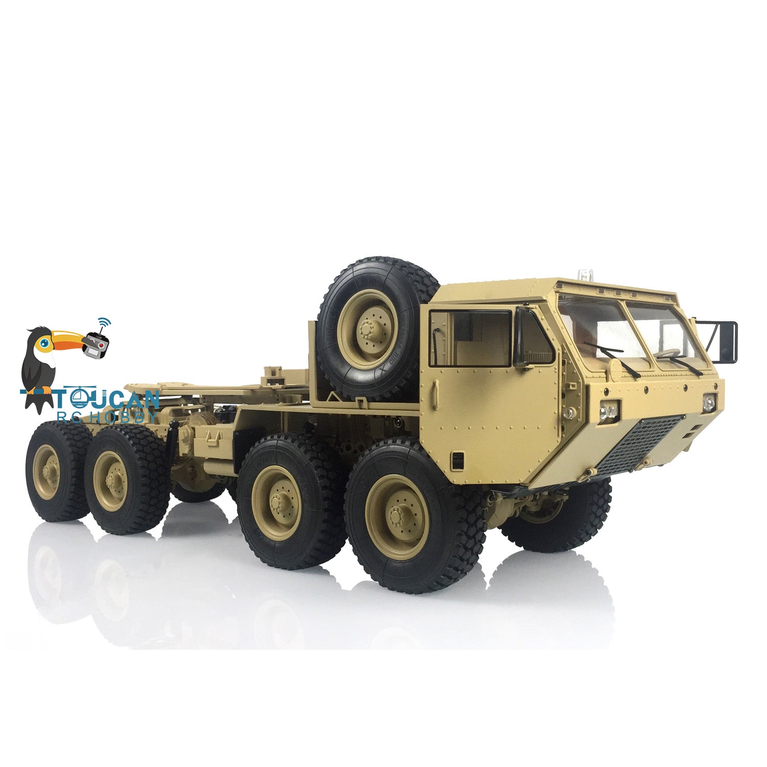 1/12 Scale 8x8 P802 Painted RC Military Truck - Remote Control Toy Car with ESC Motor for Hobbyists & Collectors | Perfect for Off-Road Adventures, Military Displays & Model Car Enthusiasts