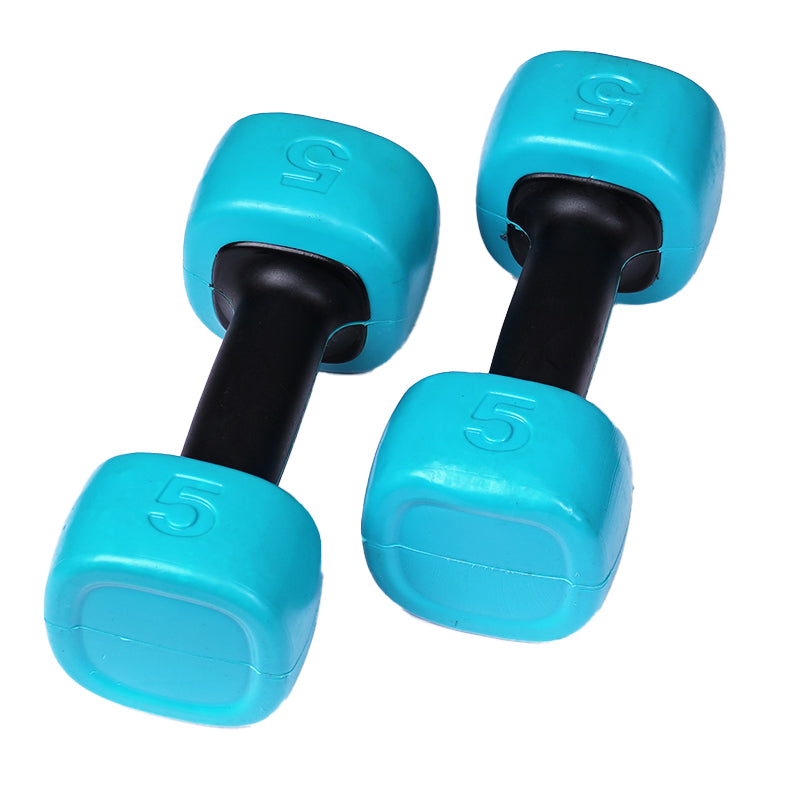 ProForm 3LB & 5LB Square Polypropylene Dumbbell Pairs Set - Home Gym Workout Equipment for Strength Training & Fitness