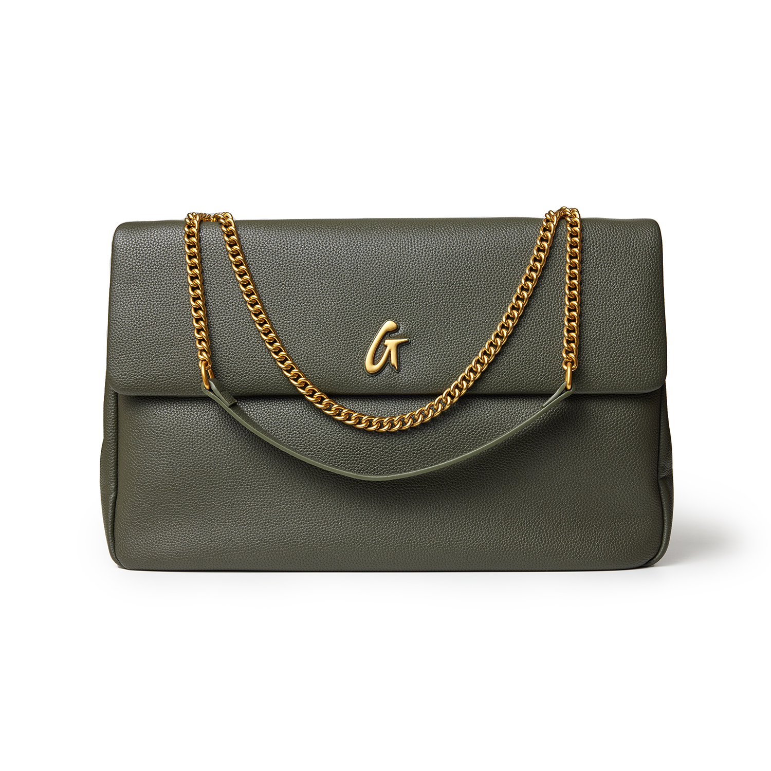 XL Pebble Flap Bag in Olive Green - Stylish & Spacious Crossbody Purse for Women, Perfect for Work, Travel & Everyday Use
