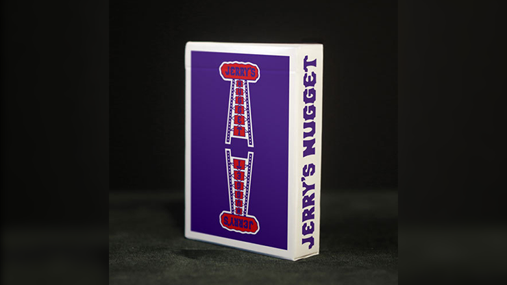 Premium Jerry's Nugget Royal Purple Edition Playing Cards - Elegant Modern Design for Magic Tricks, Cardistry & Poker Games