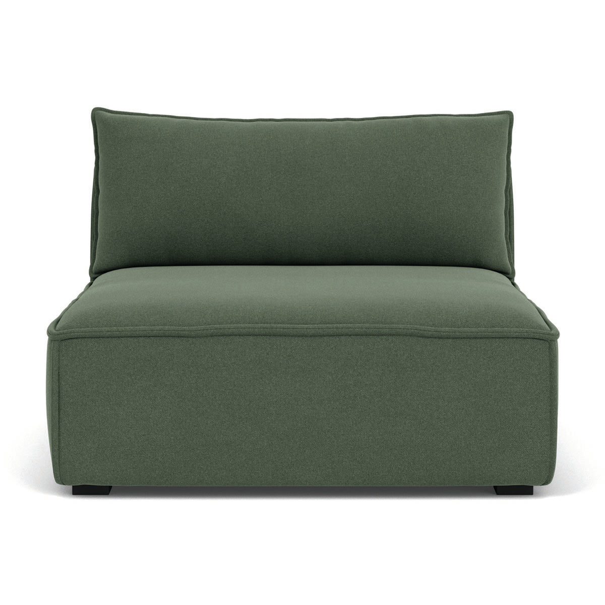 Daphne Fabric Modular 1-Seater Sofa (Armless) - Compact & Stylish for Small Spaces, Apartments, and Living Rooms