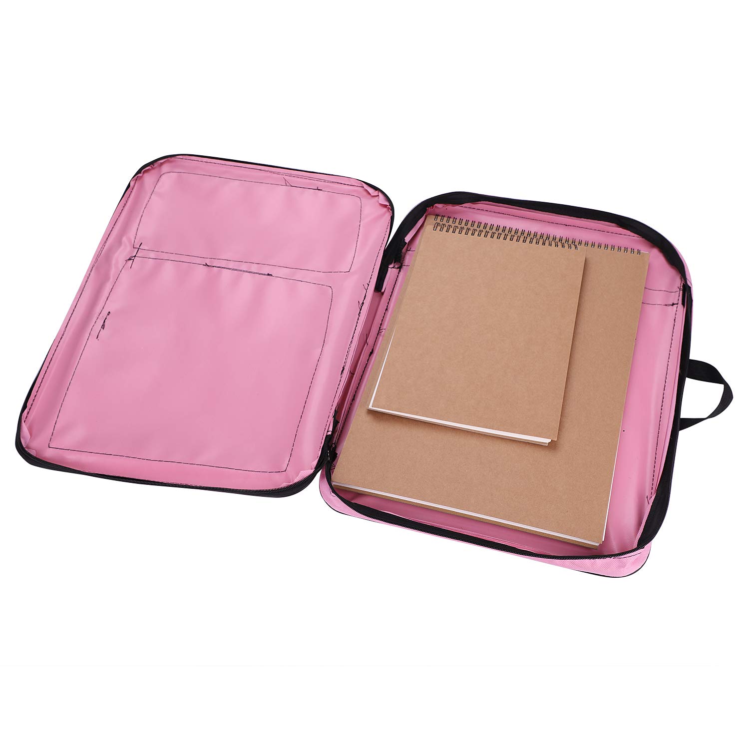 A3 Art Portfolio Carry Case - Adjustable Waterproof Artist Tote Bag with Zipper, Portable Drawing Board Storage for Sketching, Painting & School Projects - Perfect for Artists, Students & Professionals