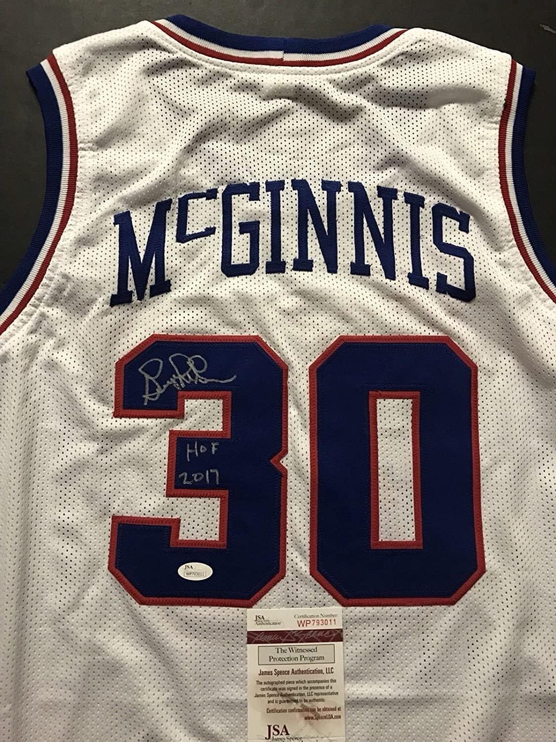 Authentic Autographed George McGinnis 