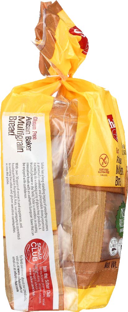 Schar Gluten Free 10 Grains & Seeds Artisan Bread - 13.6 oz (Pack of 3) | Healthy, Nutritious & Delicious | Perfect for Sandwiches, Toast & Breakfast