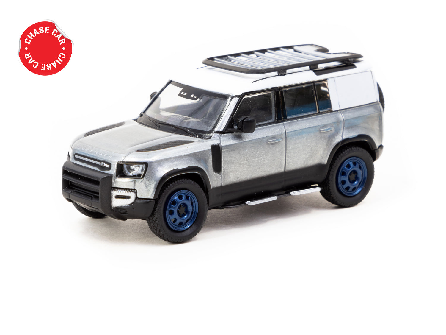 Tarmac Works 1/64 Scale Land Rover Defender 110 Diecast Model Car - Blue - Collectible Miniature Vehicle for Display & Racing | Perfect for Car Enthusiasts & Toy Collectors