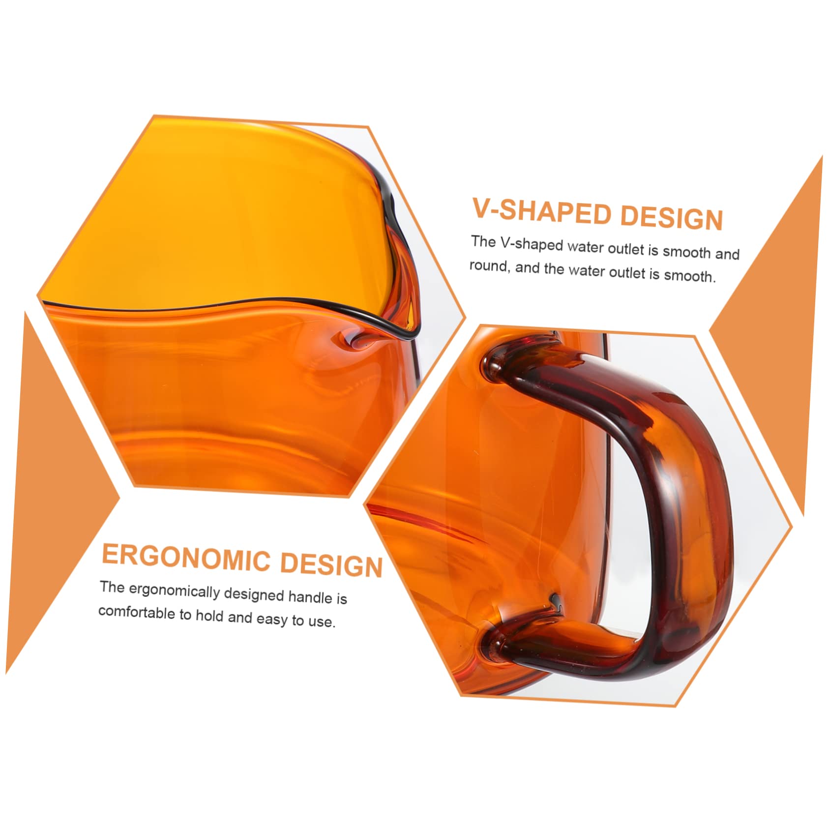1pc Glass Coffee Set - Gravy Sauce Boat, Coffee Pot, Creamer & Cup - Multi-Functional Glass Tumbler & Small Cream Pitcher for Breakfast, Tea & Dessert Serving