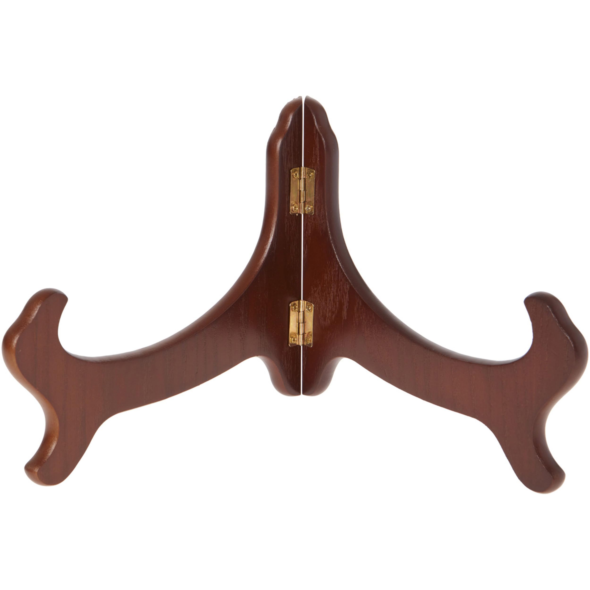 Bard's Hinged Walnut MDF Bowl Stand - 6.5