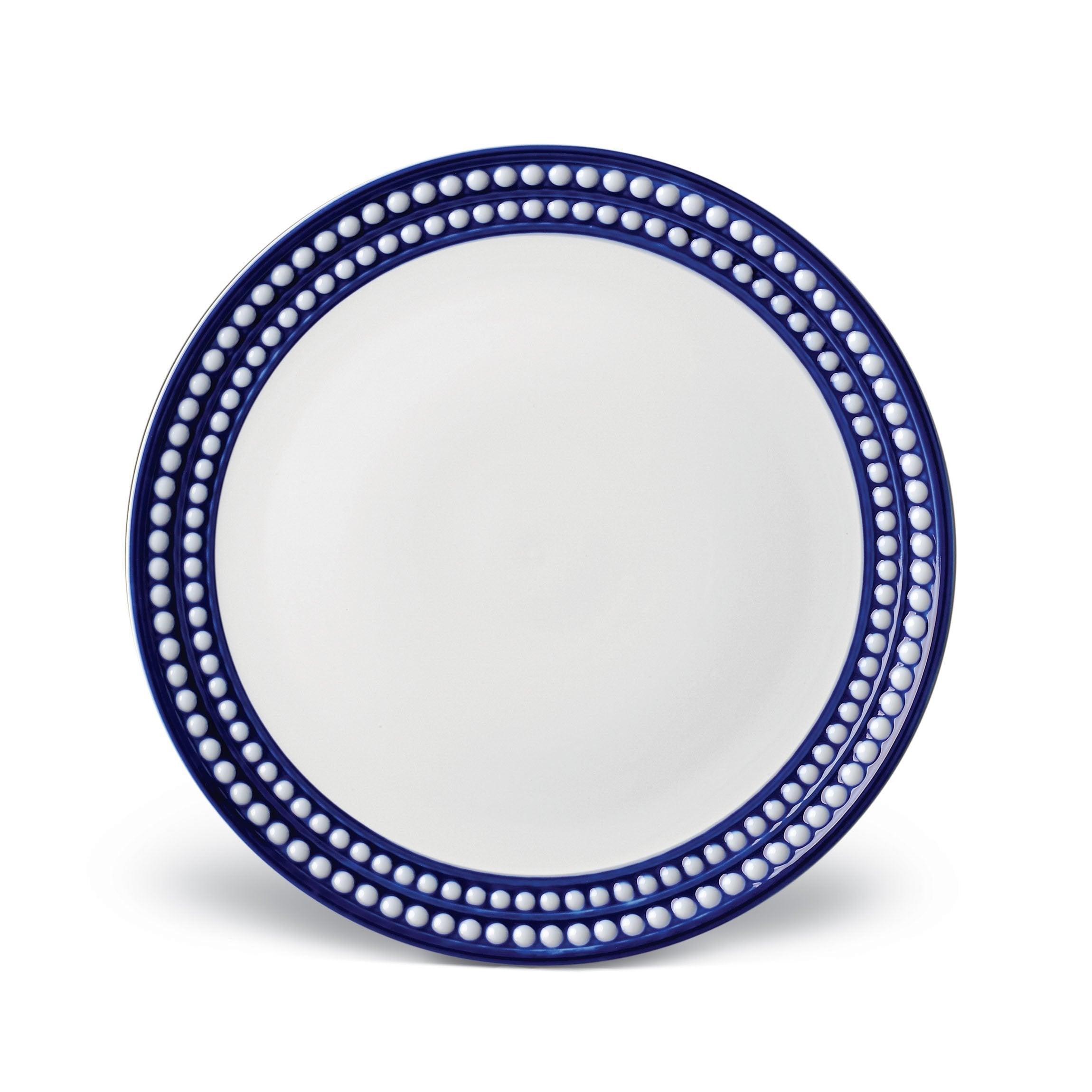 Perlée Elegant Porcelain Dinner Plate Set - Fine China for Formal Dining, Parties & Special Occasions