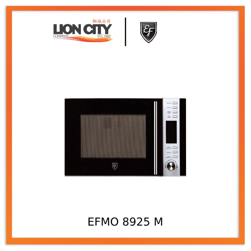 EF EFMO 8925M Countertop Microwave Oven - 1000W, 1.2 Cu. Ft, 10 Power Levels, Stainless Steel (Pre Order) - Perfect for Small Kitchens, Dorms & Offices