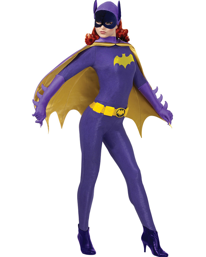 1966 Batgirl Collectors Edition Women's Halloween Costume - Vintage Superhero Cosplay for Comic Con & Dress Up Parties
