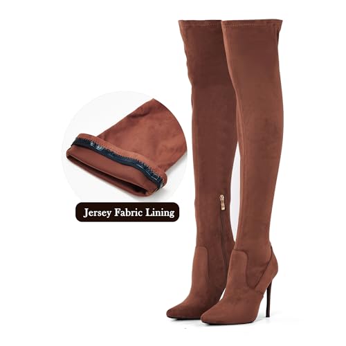 Faux Suede Brown