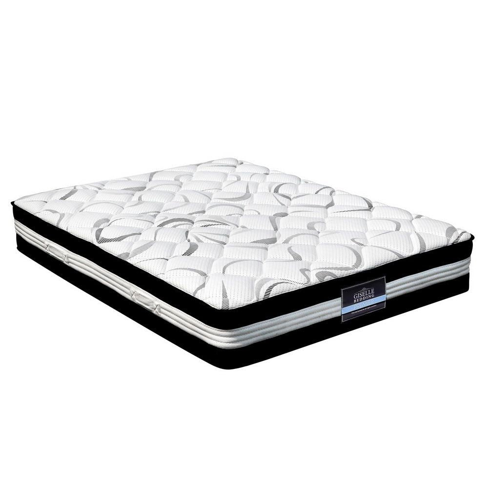 Giselle Bedding 30cm Medium Firm Queen Size Mattress - Perfect for Back Support & Pressure Relief, Ideal for Master Bedrooms & Guest Rooms