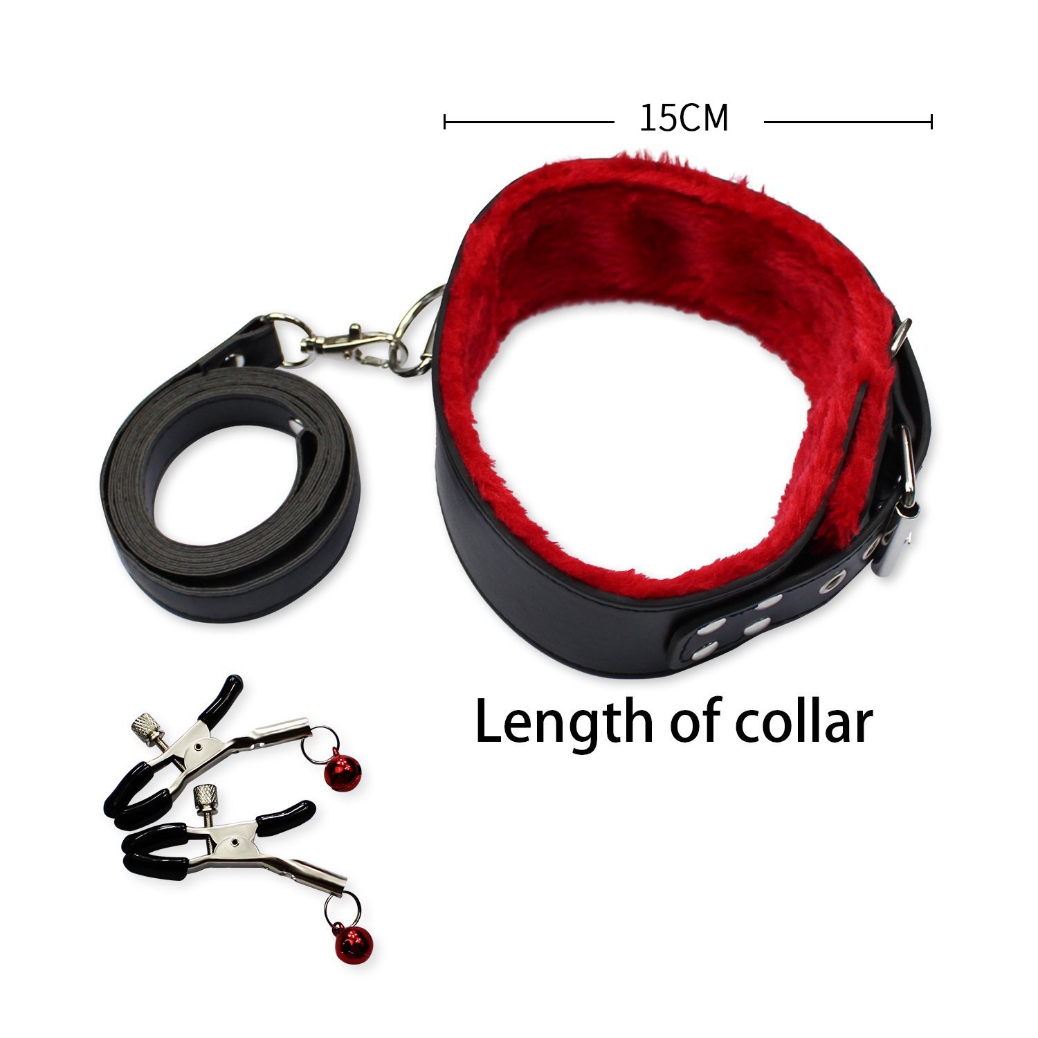 11-Piece SM Bondage Set for Adults - Soft Plush Handcuffs & Restraint Kit - Sensual Couples Play & BDSM Accessories for Spicing Up the Bedroom