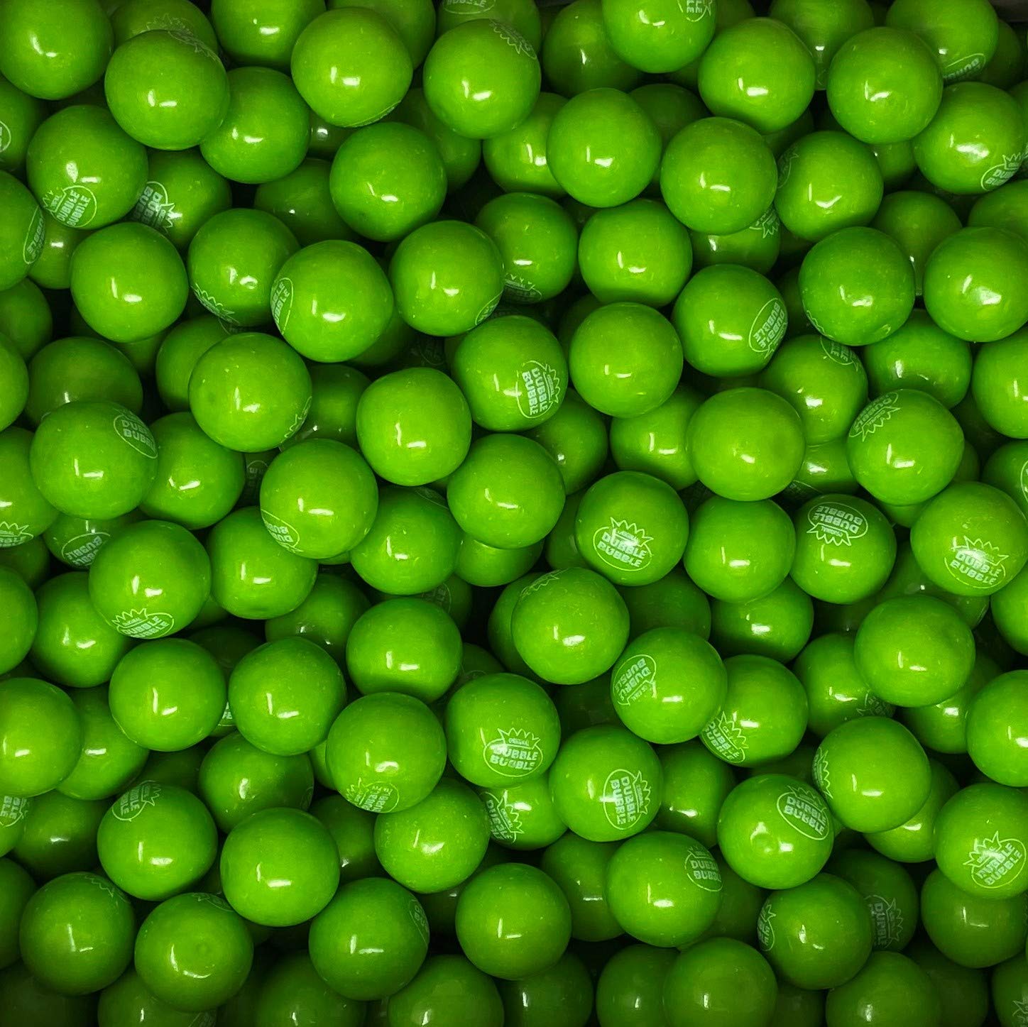 Green Apple Gumballs - 1 Pound Bulk Candy for Vending Machines, Party Favors & Retail Stores | Sweet & Tangy Chewing Gum Balls