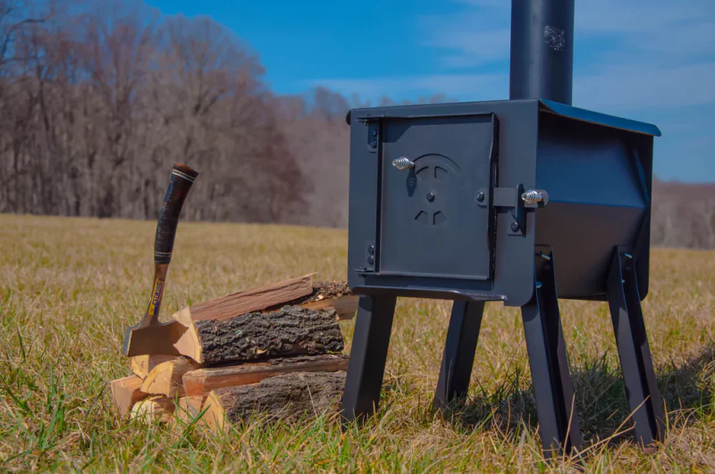 Englander Cub Kit Camp Stove ESW0035 - Portable Wood Burning Stove for Camping, Hiking & Backpacking | Compact Outdoor Cooking Gear for Survival & Emergency Preparedness