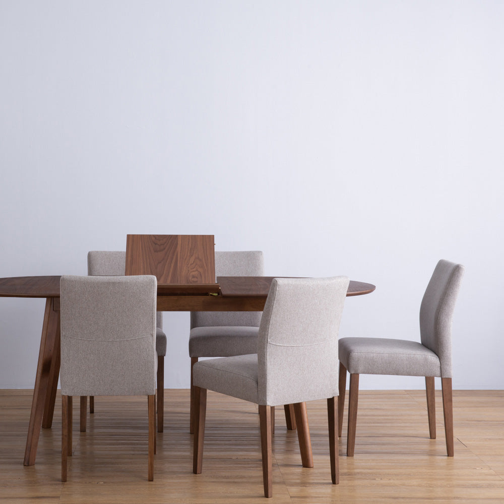 Ladee Dining Chair Cocoa & Grey - Modern Comfortable Kitchen & Dining Room Chair for Home & Office Use
