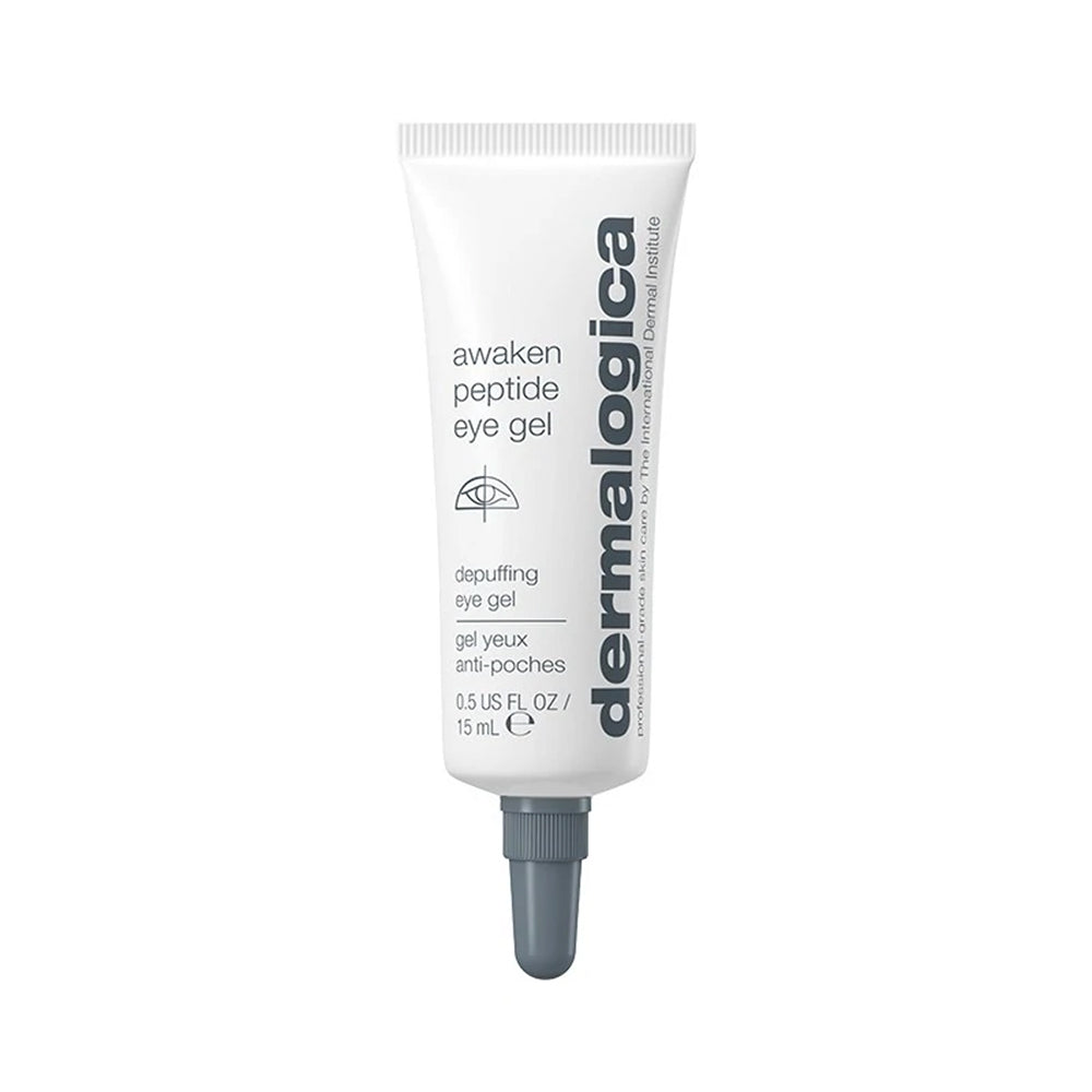 Dermalogica Awaken Peptide Depuffing Eye Gel - Reduce Puffiness & Dark Circles, Anti-Aging Eye Treatment for Brighter Eyes | Perfect for Morning Routine & Travel Skincare