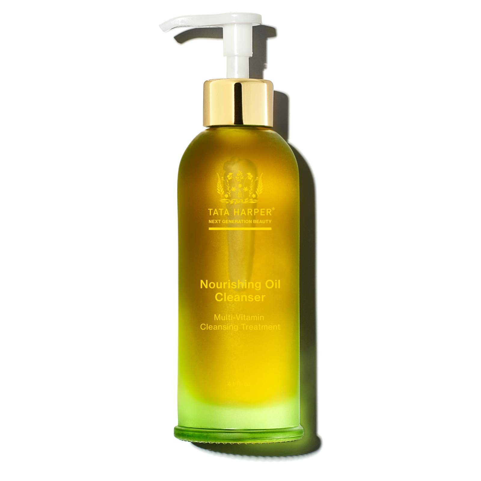 Tata Harper Nourishing Oil Cleanser - Gentle Makeup Remover & Hydrating Facial Cleansing Oil for Dry & Sensitive Skin | 100% Natural Skincare | 4.2 fl oz (125ml) | Perfect for Daily Double Cleansing Routine & Travel Skincare Essentials