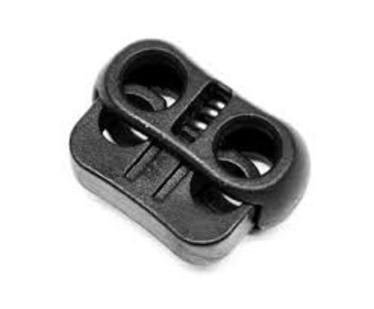Ravenox Dual Circle Cord Lock - Adjustable Drawstring Stoppers for Bags, Shoes & Outdoor Gear | Secure 1/4-Inch Ropes, Twine & Shoelaces | Perfect for Backpacks, Hoodies, Camping Equipment & DIY Projects