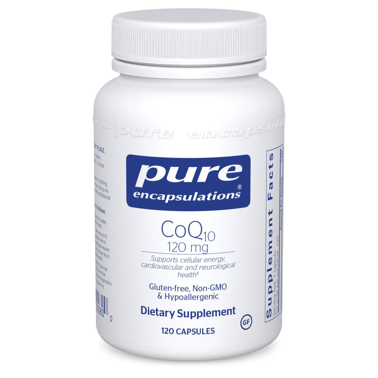 Pure Encapsulations CoQ10 120 mg Softgels | High Potency Ubiquinol Supplement for Heart Health & Energy Support | Perfect for Cardiovascular Wellness & Active Lifestyle