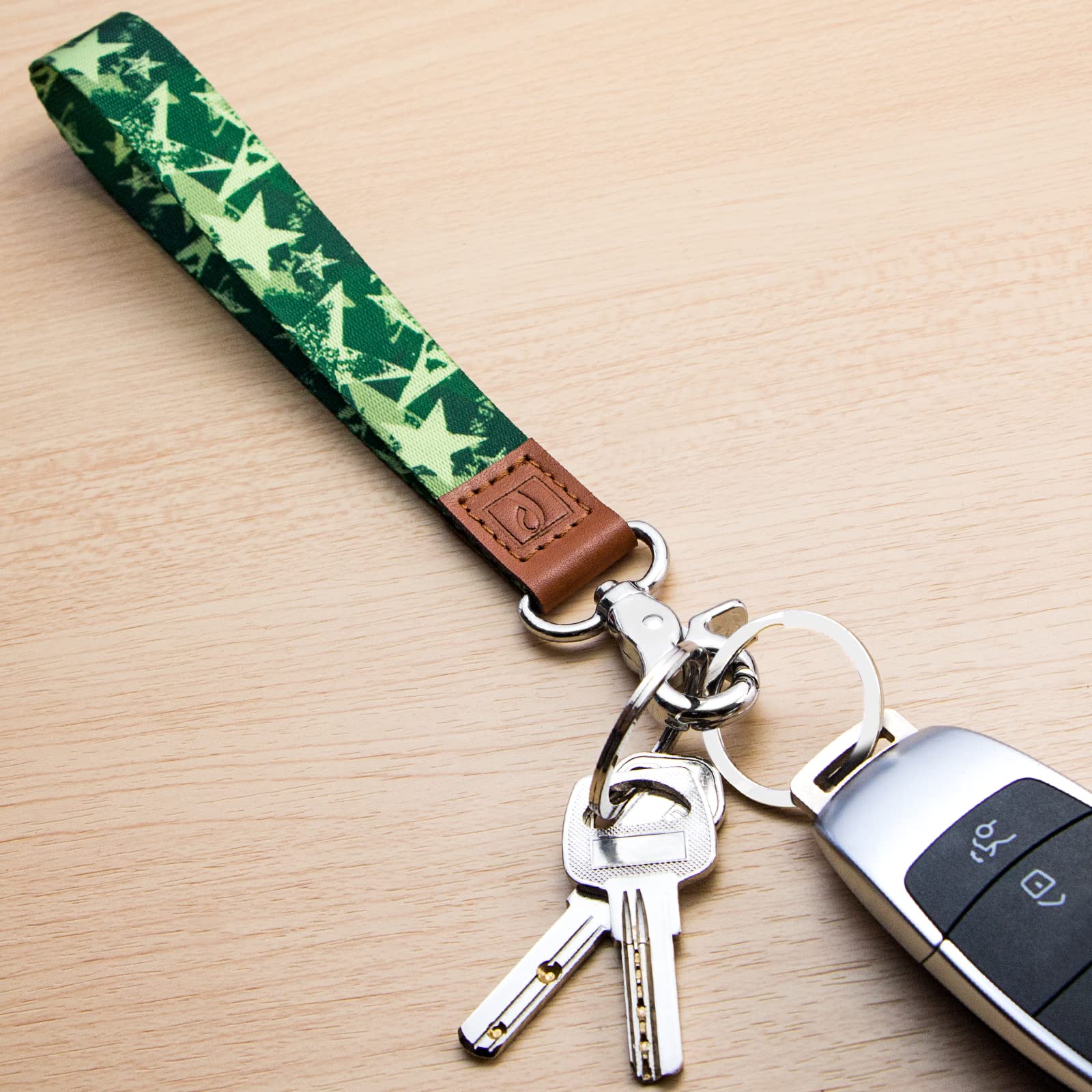 **Wrist Lanyard Keychain for Keys & ID Badges - Adjustable Wrist Strap for Women & Men - Secure Key Holder for Work, Gym, Travel & Daily Use**
