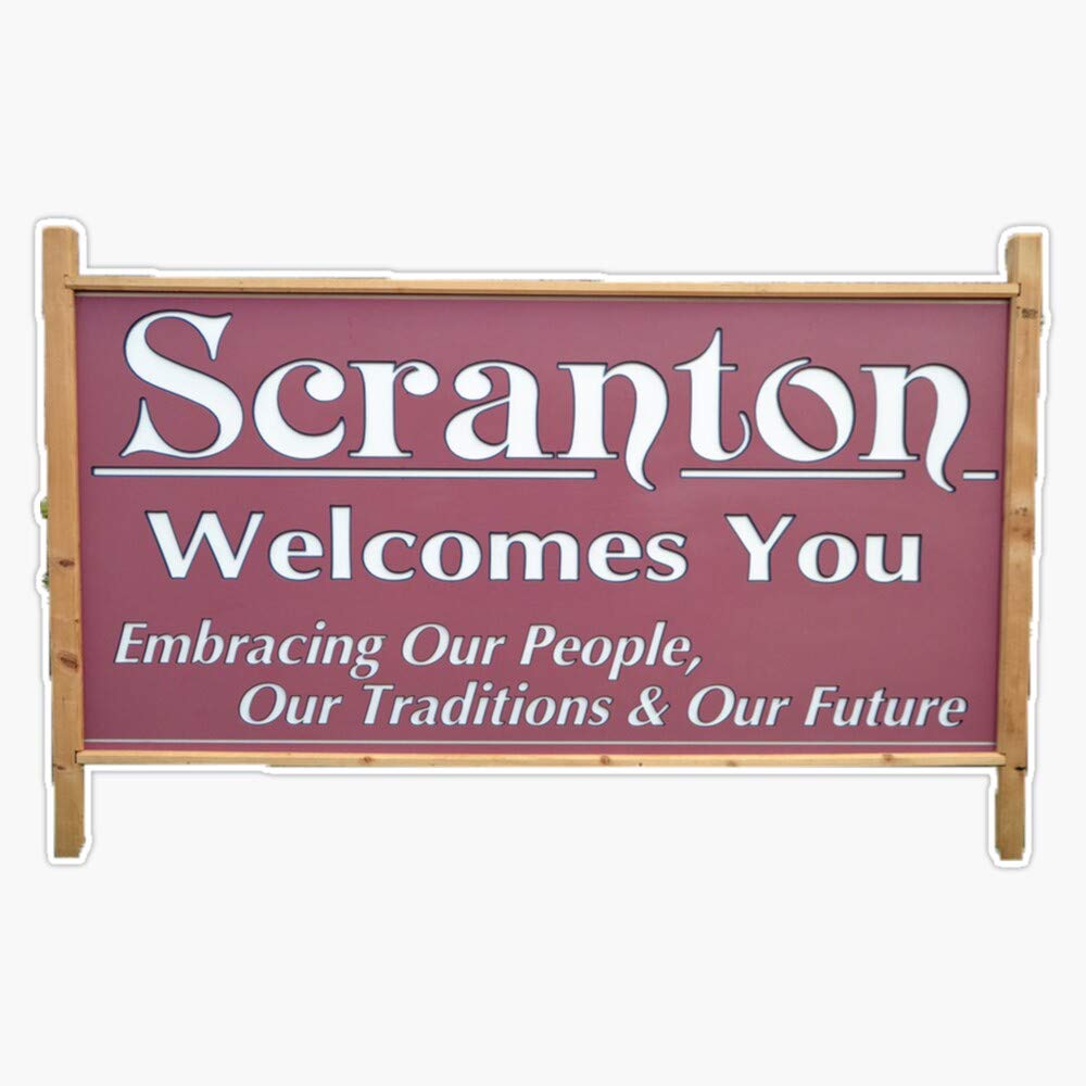 Scranton Welcome Sticker Decal 5