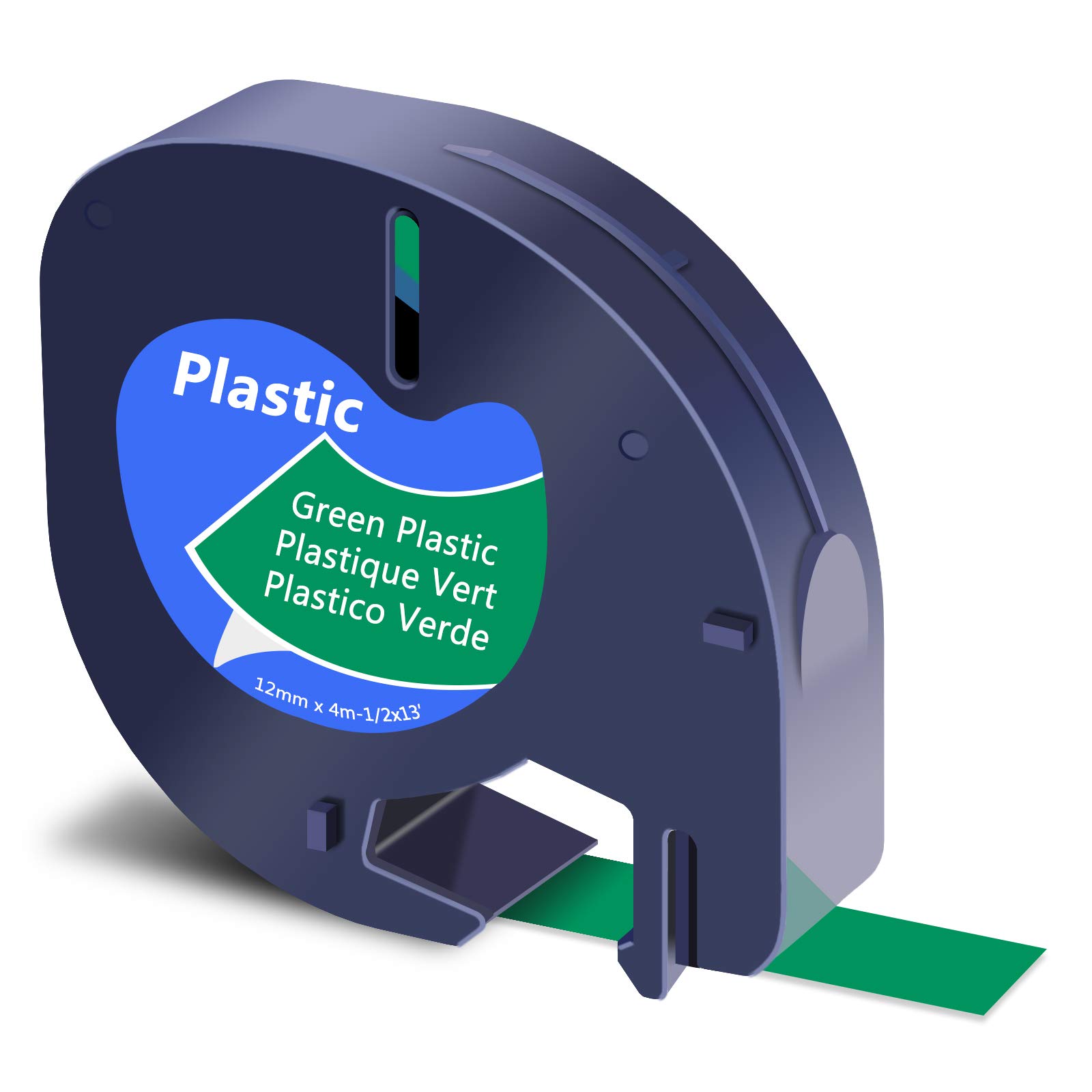 GREENCYCLE Compatible Dymo LT 91334 (S0721640) Label Tape Refills - 12mm (1/2