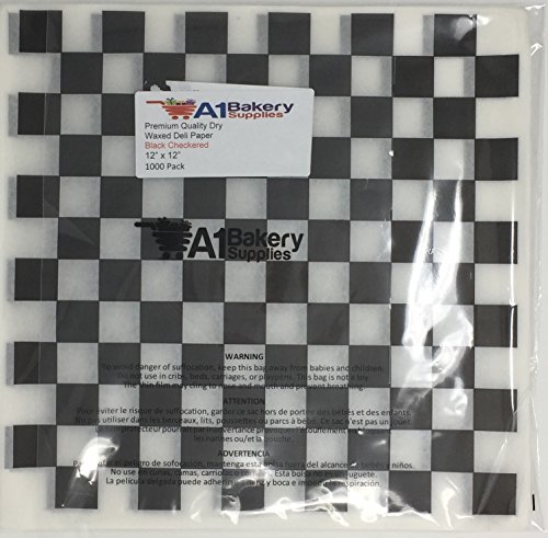 1000 Pack Black Checkered