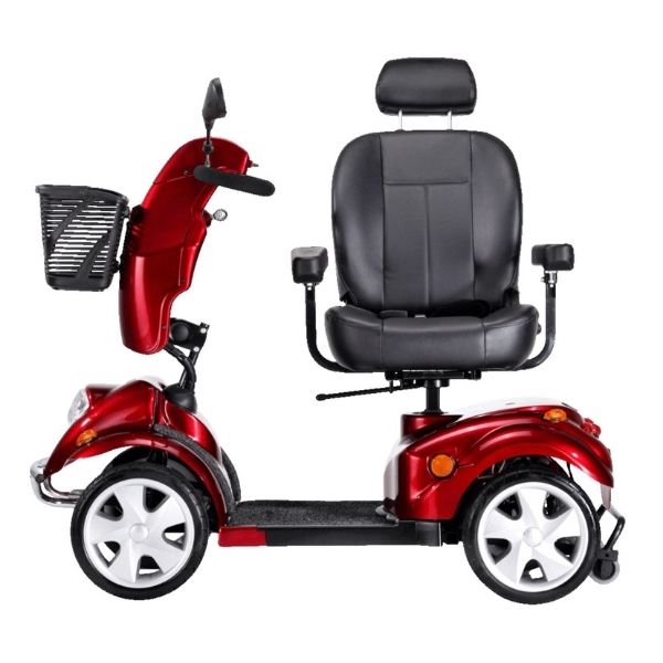 FreeRider USA FR 510F II Heavy Duty 4 Wheel Mobility Scooter - 500 lbs Weight Capacity - Bariatric Electric Scooter for Adults - Ideal for Indoor & Outdoor Use, Shopping Malls, Parks, and Travel
