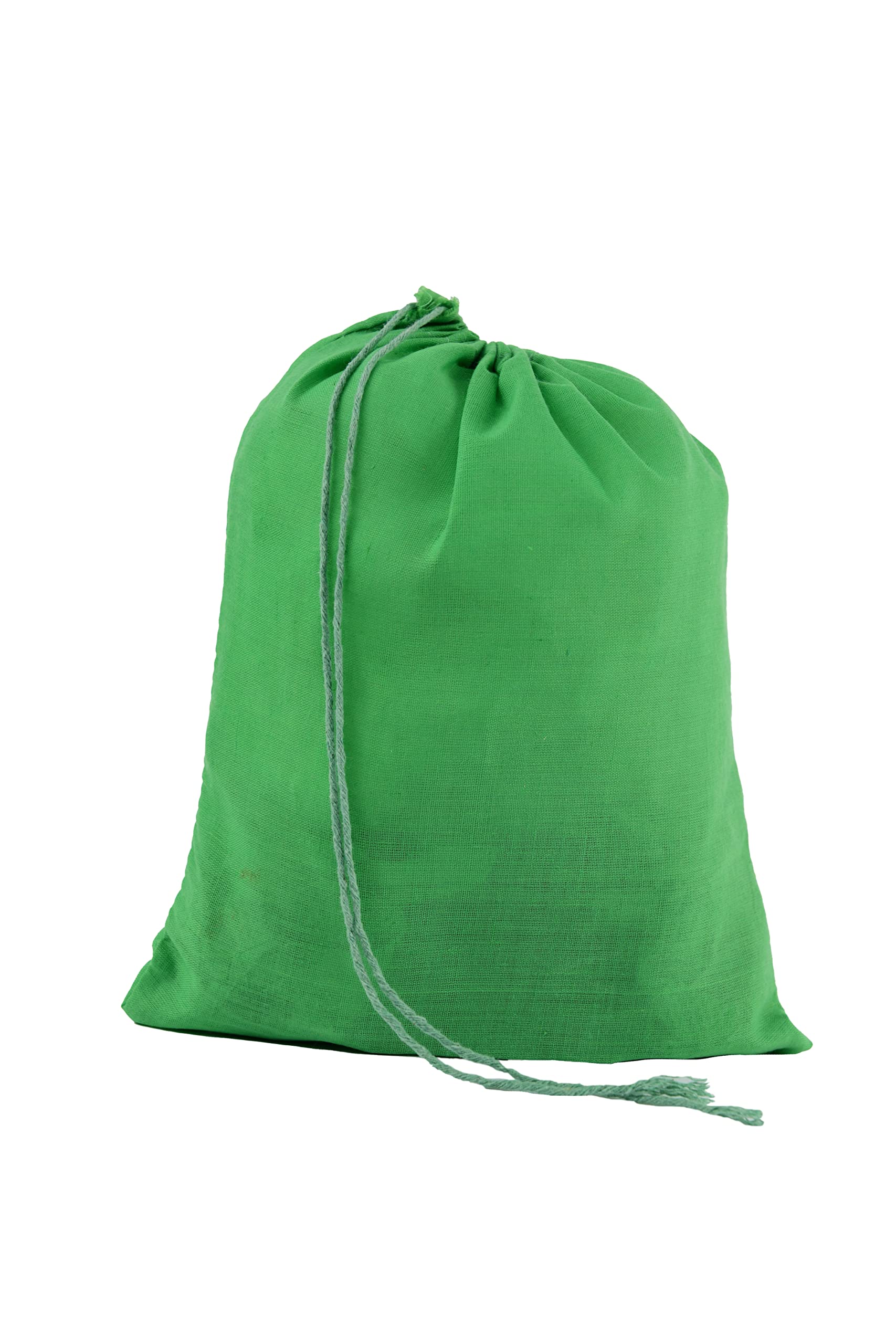 5x7 Inches Eco-Friendly Cotton Muslin Bags - Reusable, Biodegradable Produce Bags with Drawstring (Pack of 100) - Perfect for Grocery Shopping, Farmers Markets & Zero Waste Lifestyle