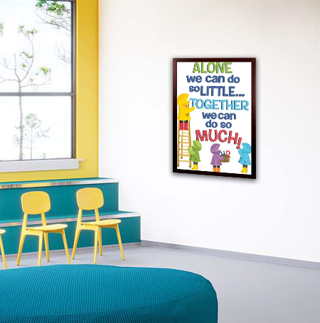 48x60 Wooden Poster Frame - Premium Quality SwingFrame for Art, Photos & Prints - Perfect for Home, Office & Gallery Displays