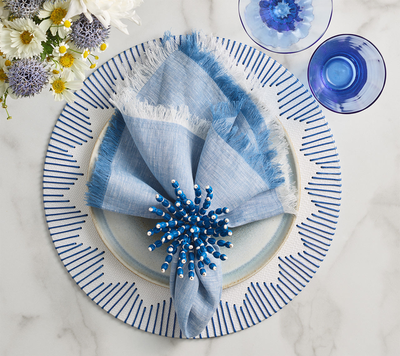 Premium Dream Weaver Placemats Set of 4 - Waterproof & Heat-Resistant Table Mats for Dining, Kitchen, and Party Decor - Elegant Home Decor Accessories for Everyday Use and Special Occasions