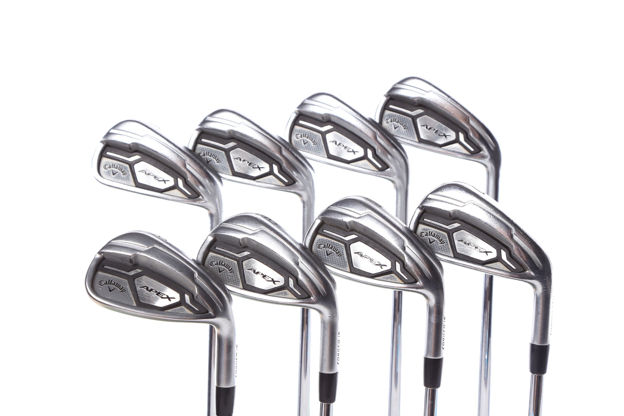 Used Callaway Apex CF16 Iron Set - Right Handed 3-PW Regular Flex Golf Clubs for Men | Perfect for Mid-Handicap Players on the Course