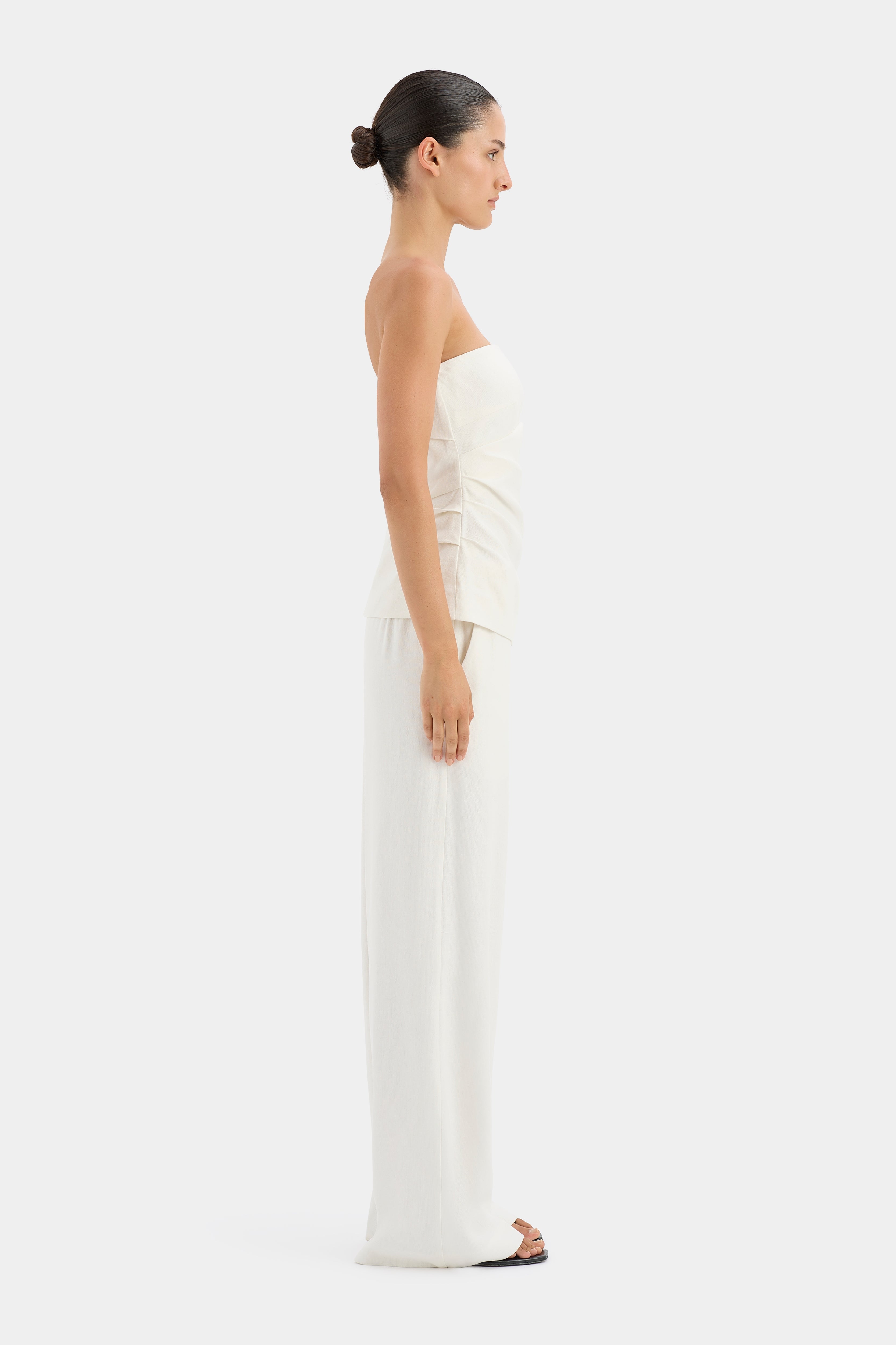 Elegant Dorian Pleated Bodice Top for Women - Perfect for Weddings, Parties & Special Occasions