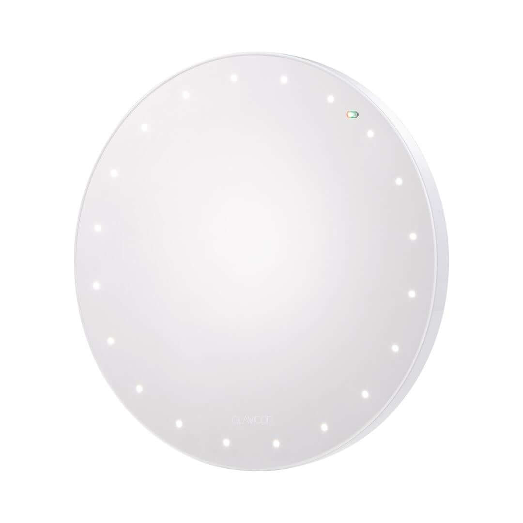 GLAMCOR HOME Professional LED Vanity Mirror for Shaving & Makeup - Adjustable Brightness, 10X Magnification, Perfect for Bathroom & Dressing Room