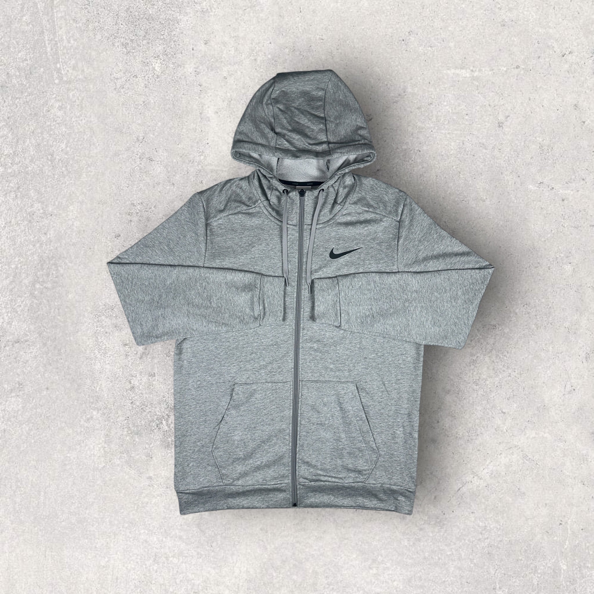 Nike Pro Dri-FIT Fleece Tracksuit Set for Men & Women - Grey - Moisture-Wicking & Warm Workout Outfit for Running, Gym & Casual Wear