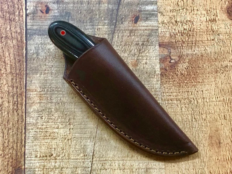 Premium Custom Leather Knife Sheath - Handmade Full Grain Leather Sheath for Fixed Blade Knives | Hunting, Camping & Outdoor Survival Gear