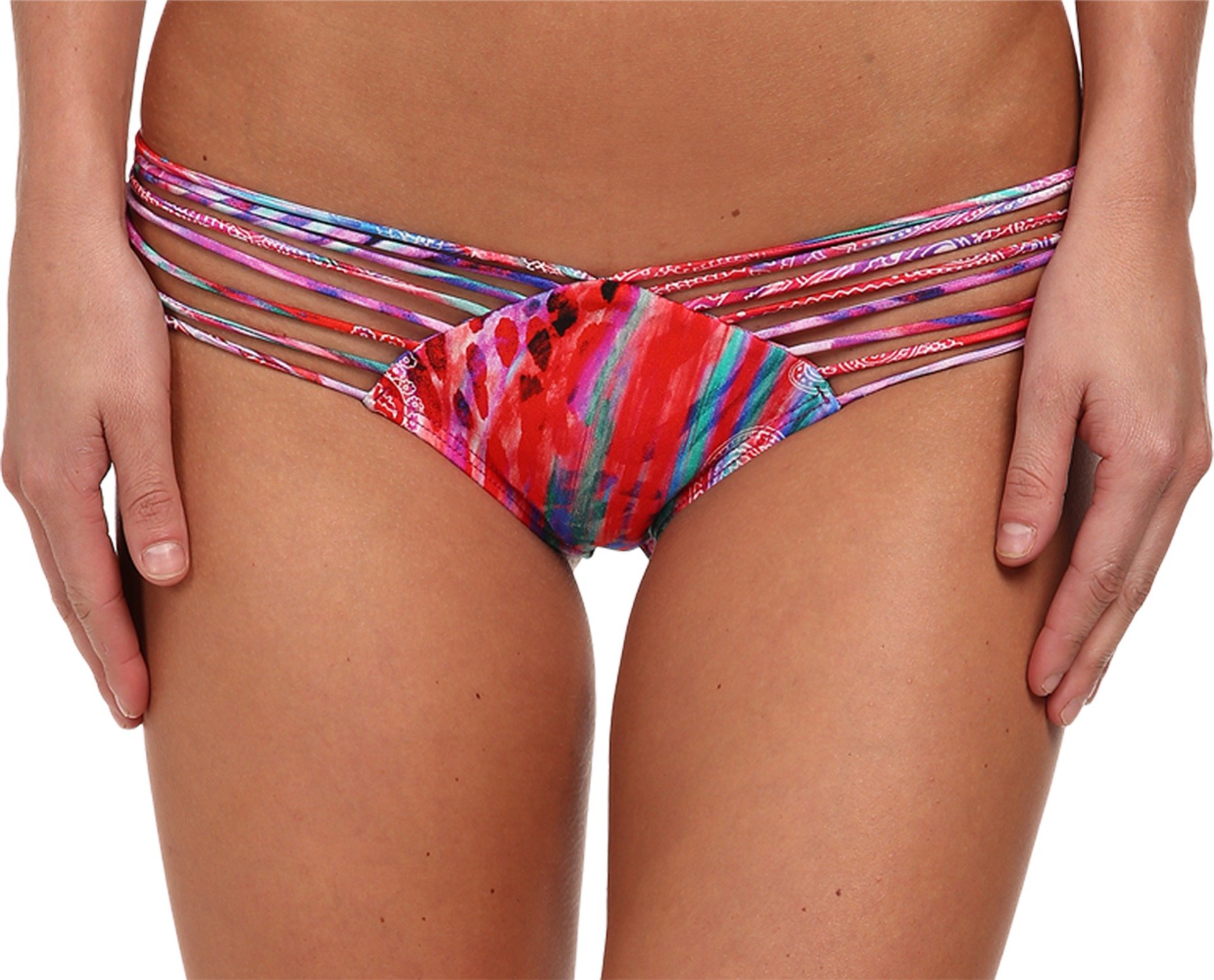 Luli Fama Women's Brazilian Bikini - Sexy High Cut Swimwear for Beach & Pool - Perfect for Summer Vacations, Swim Parties & Tropical Getaways
