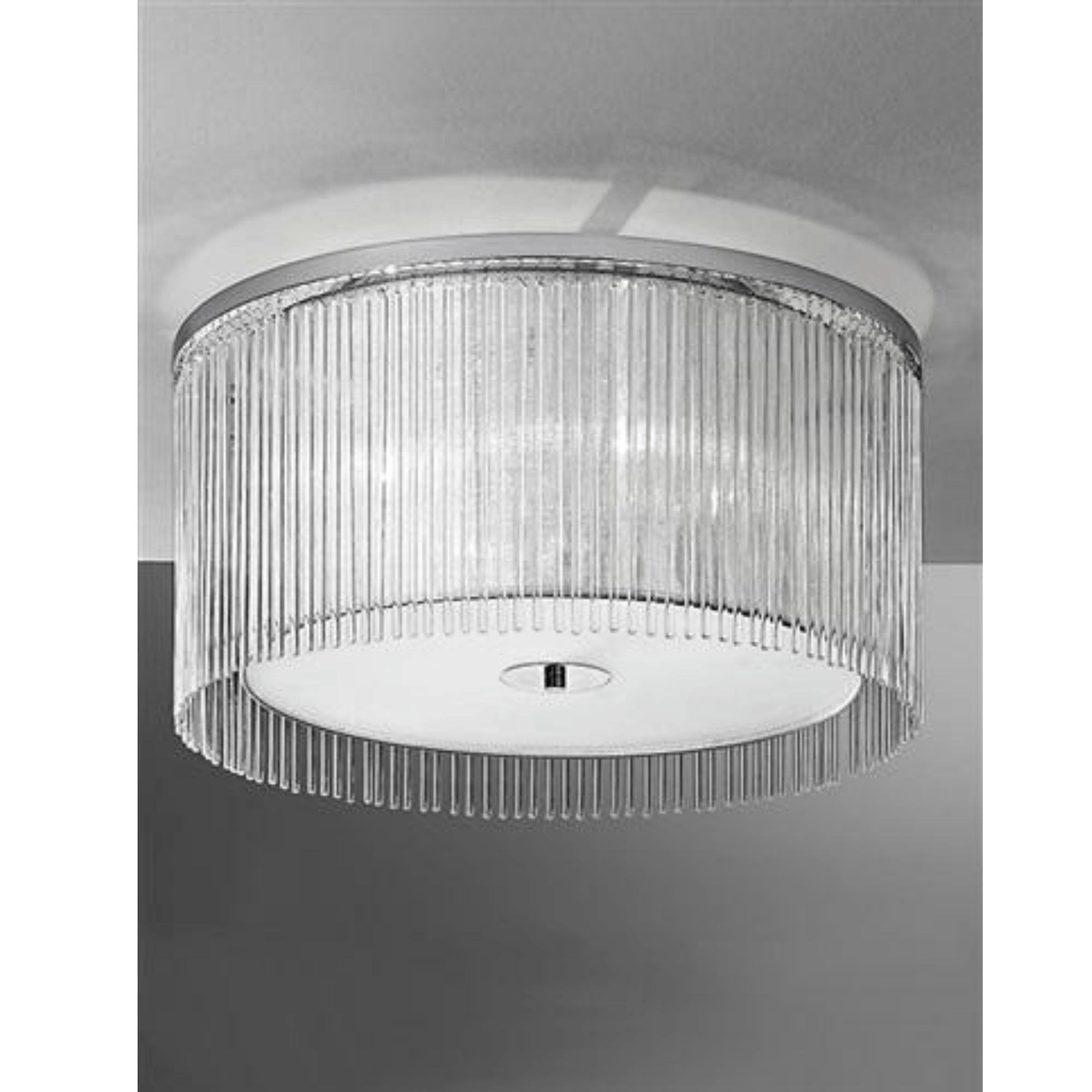 Clio 3/4Lt Flush Mount Ceiling Light Fixture - Modern LED Semi-Flush Light for Bedroom, Kitchen, Hallway & Living Room
