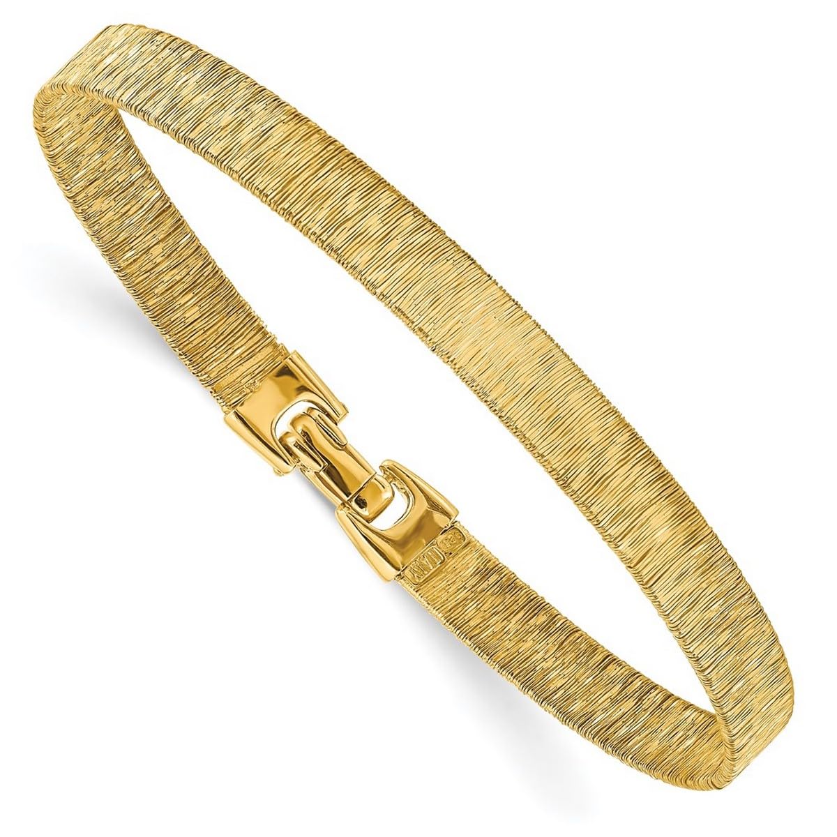 6mm 925 Sterling Silver Gold Tone Link Bracelet for Women - 6.5 Inch Adjustable Wrist Jewelry, Perfect for Everyday Wear, Office & Special Occasions